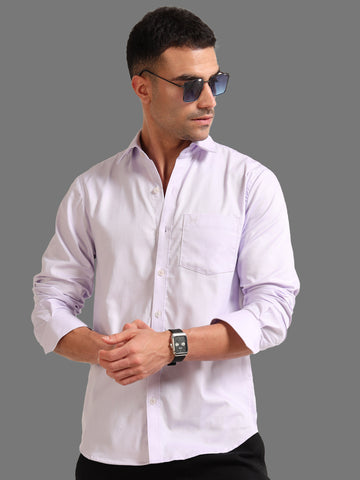 LAVENDER COTTON SHIRT