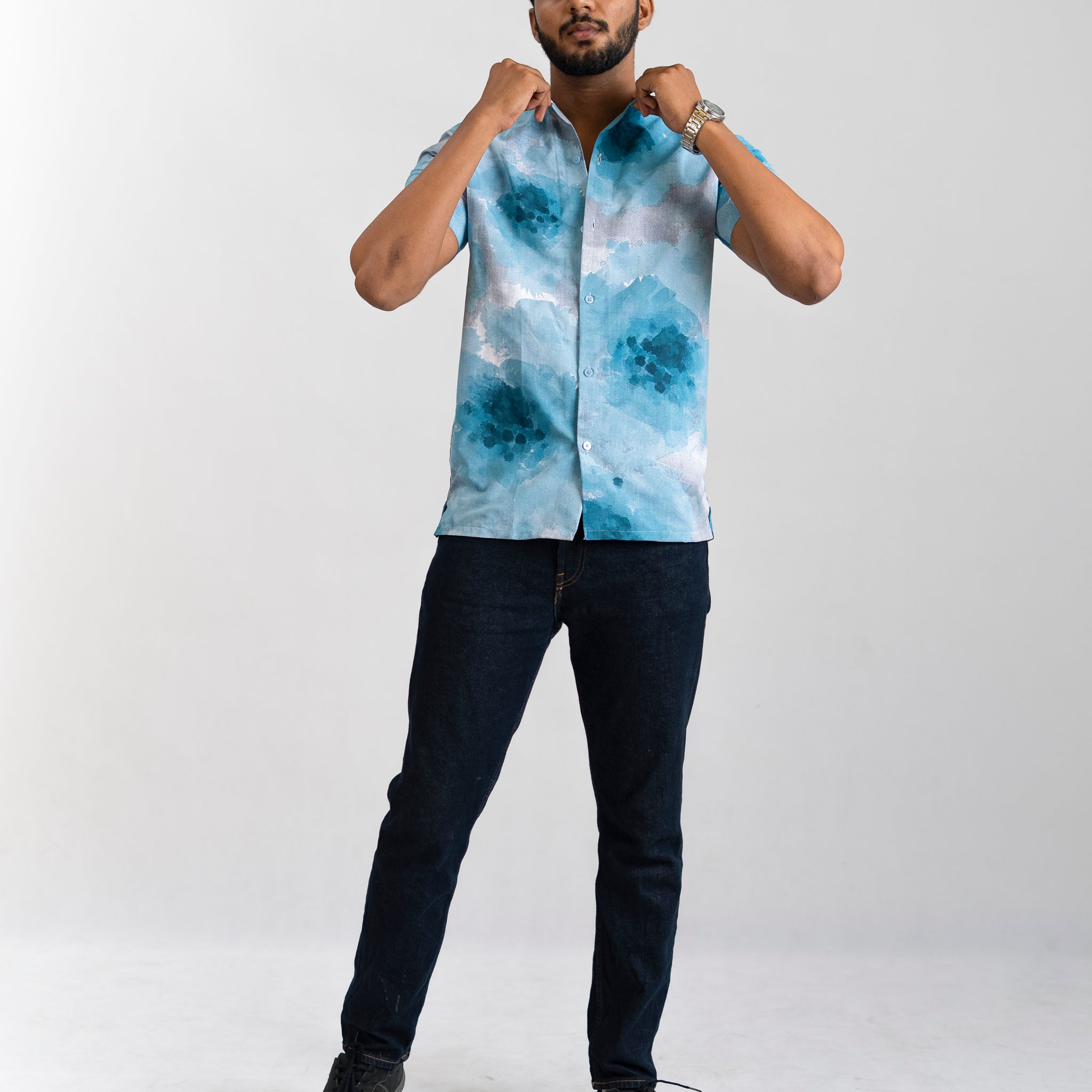 BLUE TIE-DYE