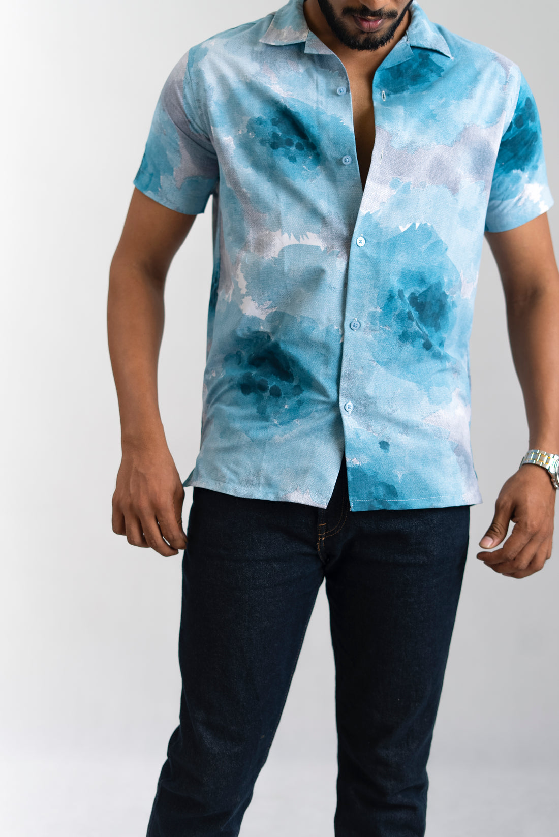 BLUE TIE-DYE